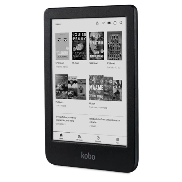 Kobo | Clara Black & White | 300 PPI E-Eeader | 6 Inch | Waterproof | USB-c - Picture 3 of 6